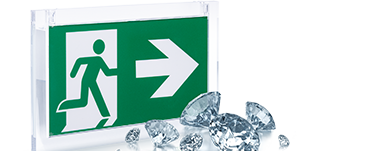 Noodverlichting: topdesign led-signaleringsarmatuur