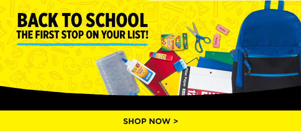 Back to school, the first stop on your list! SHOP NOW