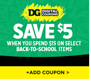 Save $5 when you spend $15 | +ADD COUPON