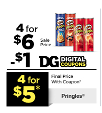 4 for $5* Pringles®