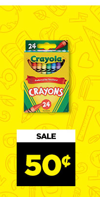 .50¢ Crayola® Crayons