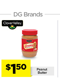 $1.50 Clover Valley® Peanut Butter
