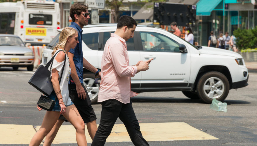 How Not to be a Distracted Pedestrian