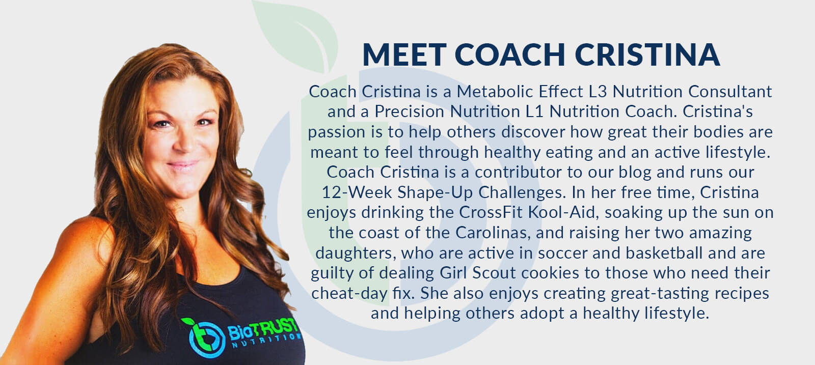 Meet Coach Cristina