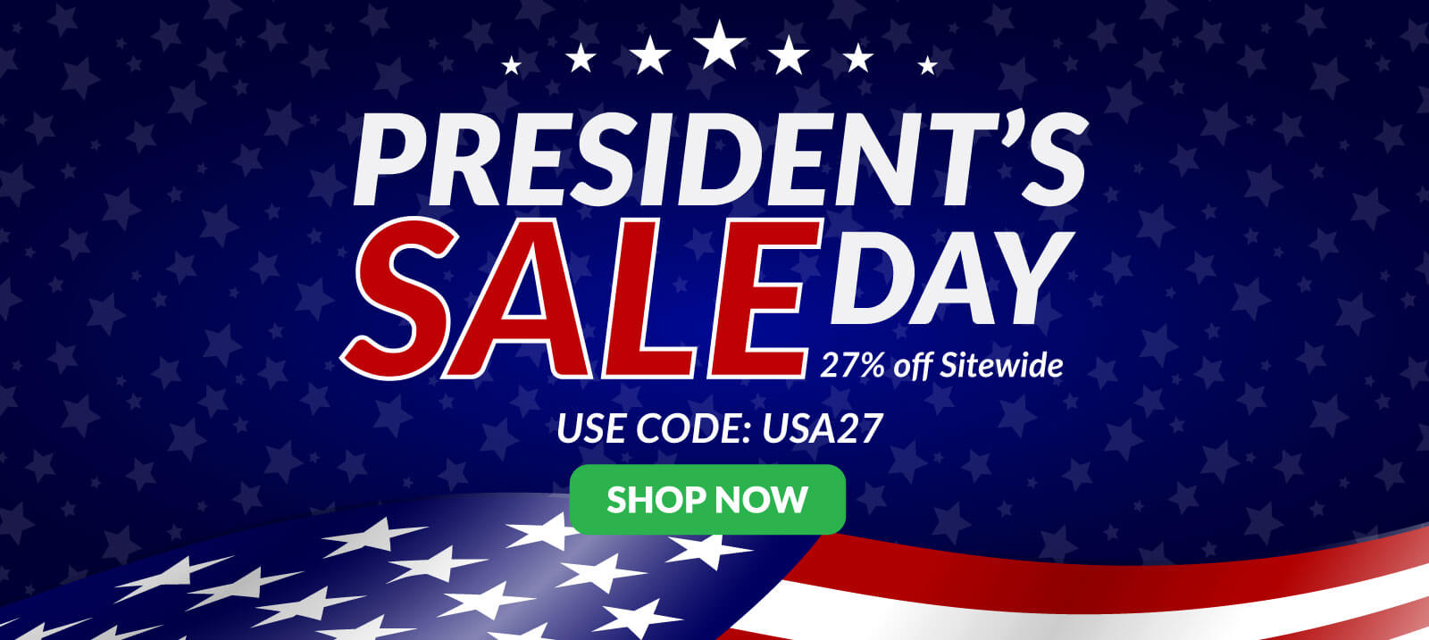 LIMITED TIME: Save 27% Sitewide with Code USA27