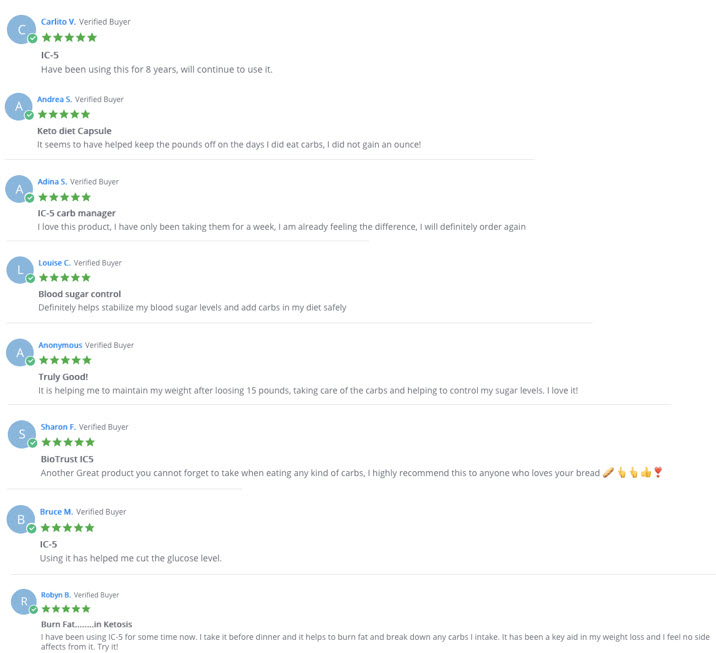 5-star reviews for IC-5